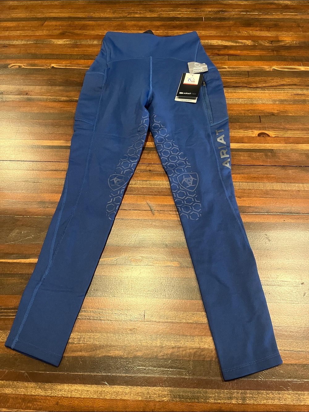 Ariat Ariattek Blue Women's venture thermal HG tigh leggings with Grip Panels XS